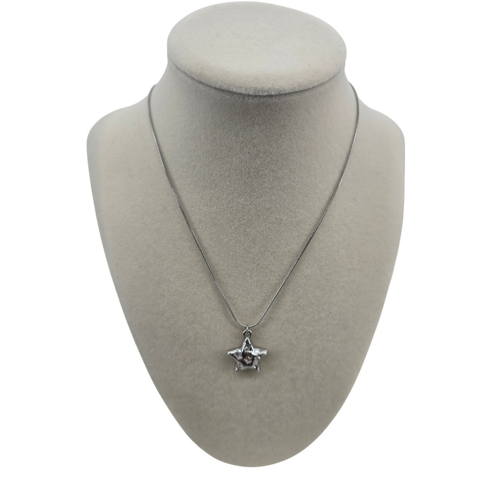 Unbranded Necklace Women OS Celestial Star Pendant Silver Snake Chain EUC